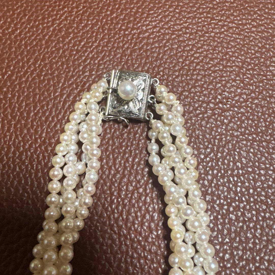 アコヤ真珠 5連ネックレス
