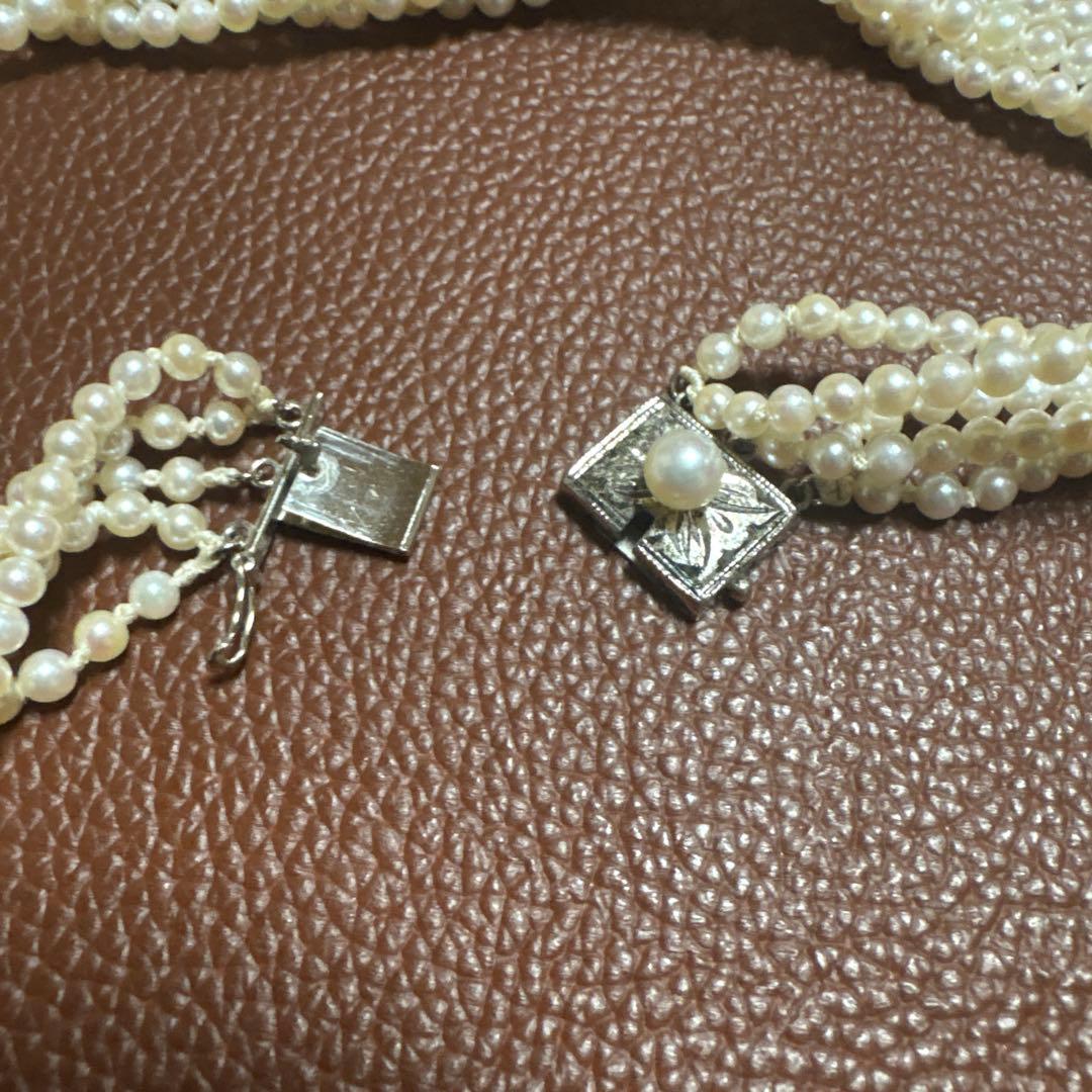 アコヤ真珠 5連ネックレス