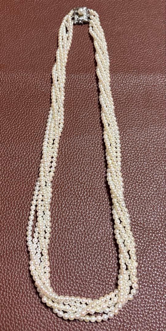 アコヤ真珠 5連ネックレス