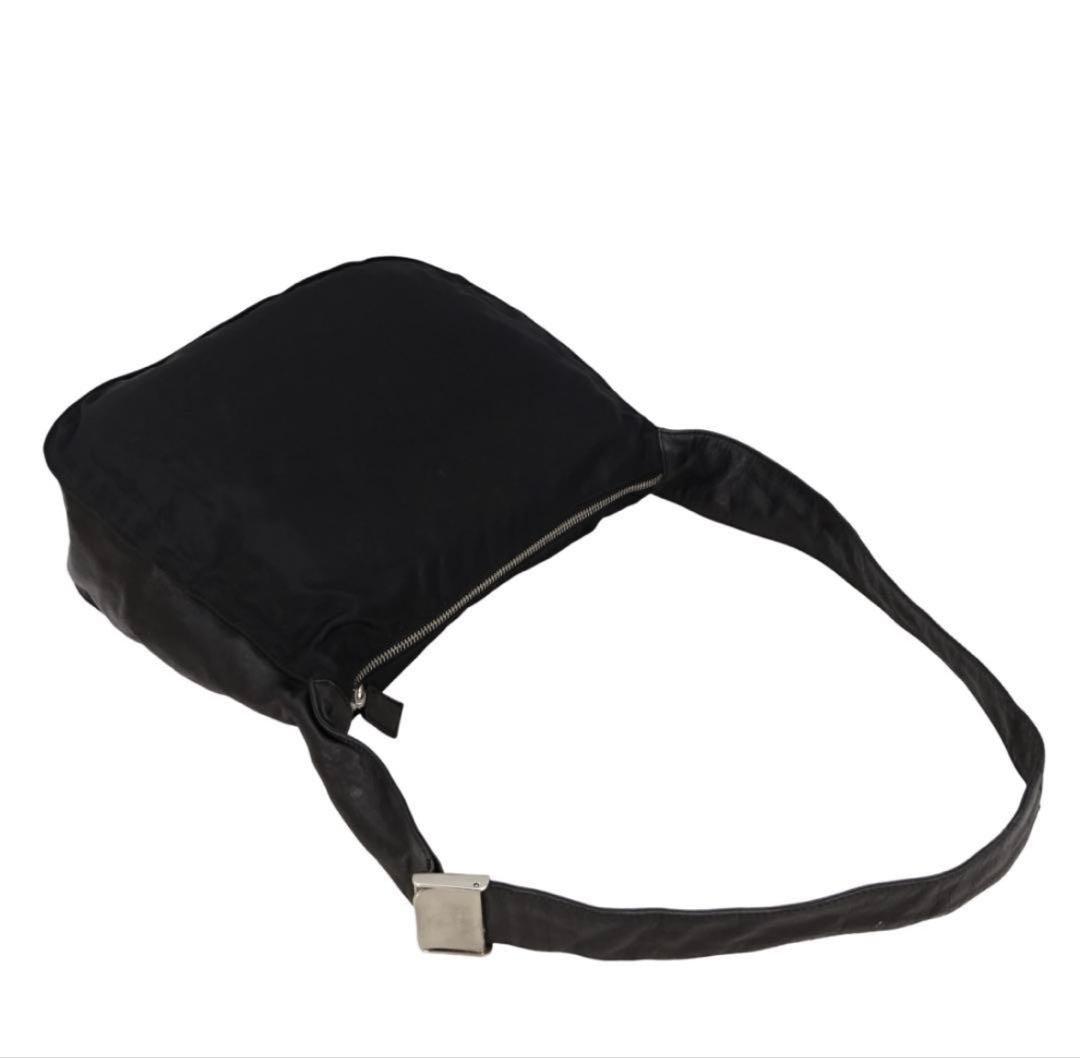 ■プラダ■ショルダーバッグ 三角ロゴ ブラック ナイロン ハンドバッグ