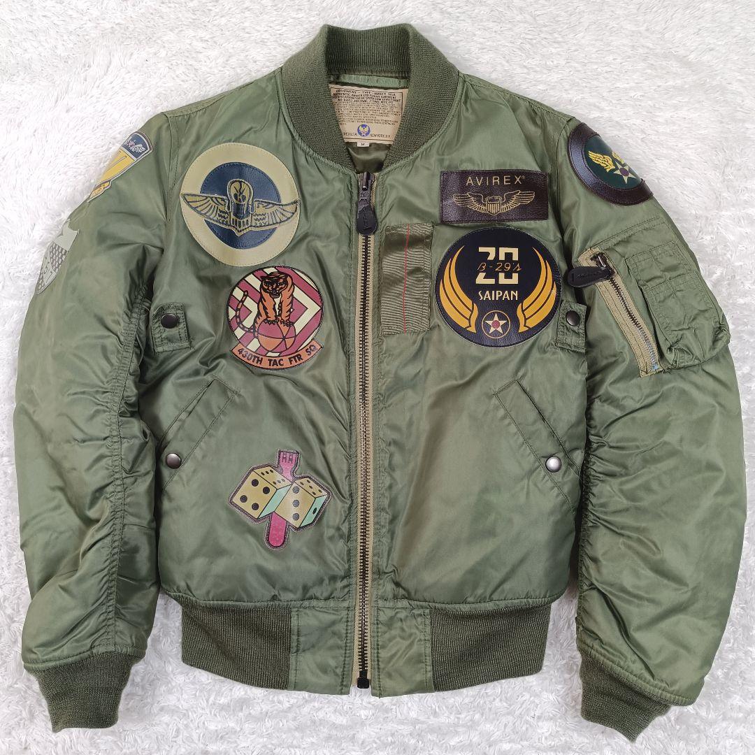 AVIREX MA-1 TOP GUN フライトジャケット ワッペン M