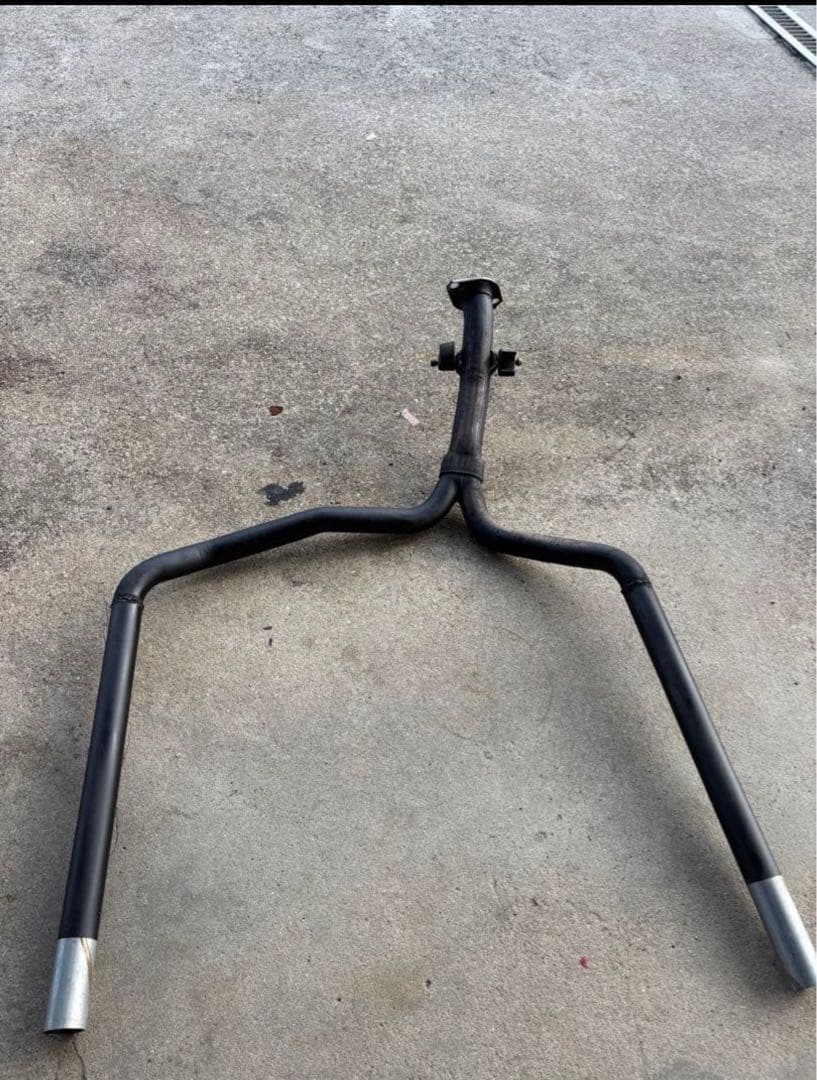 N　フル鉄リアストレートマフラー50.8π 18クラウン