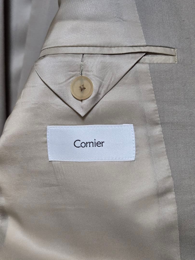 【美品】Cornier Super130's WOOL ジャケット&スラックス