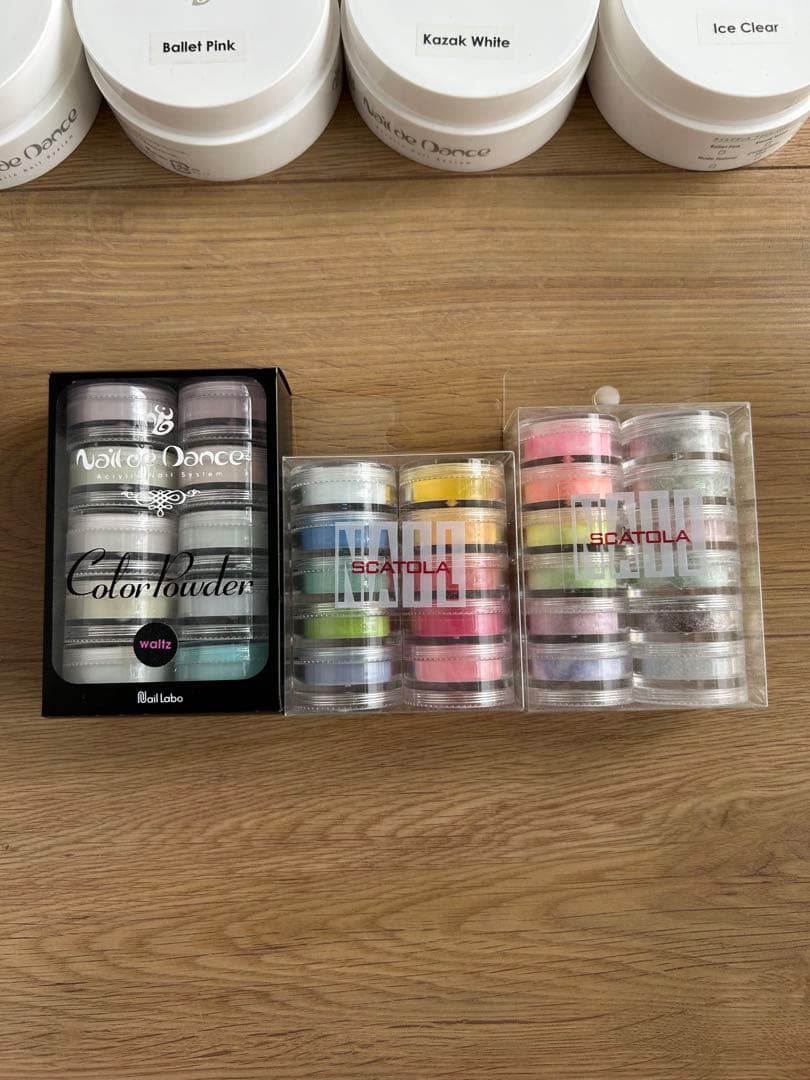 ネイルデダンス アクリルパウダー スカルプセット まとめ売り ネイリスト検定