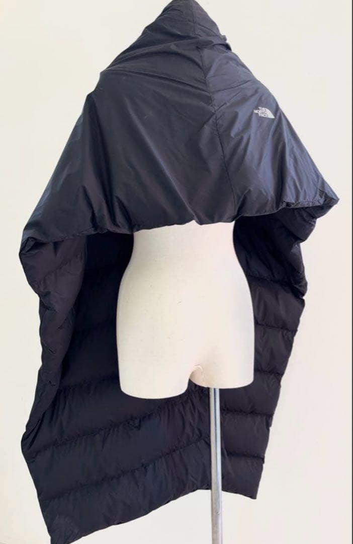 ノースフェイスハイク　ダウンケープコート　ネイビー