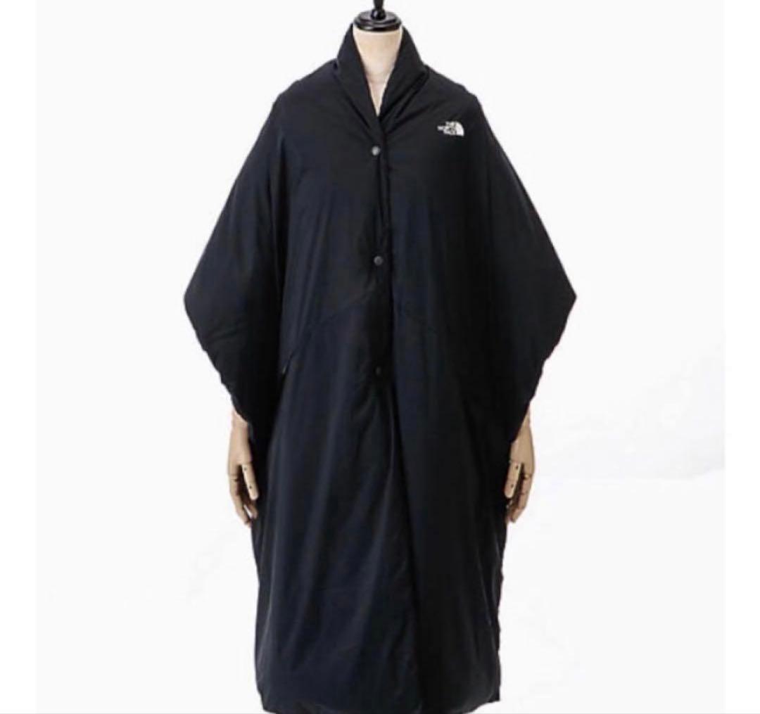 ノースフェイスハイク　ダウンケープコート　ネイビー