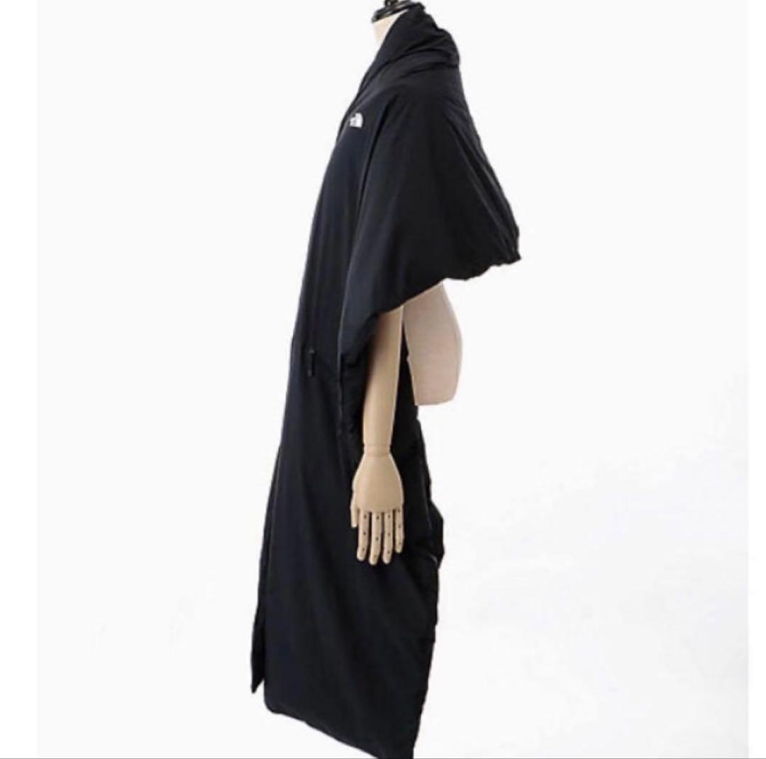 ノースフェイスハイク　ダウンケープコート　ネイビー