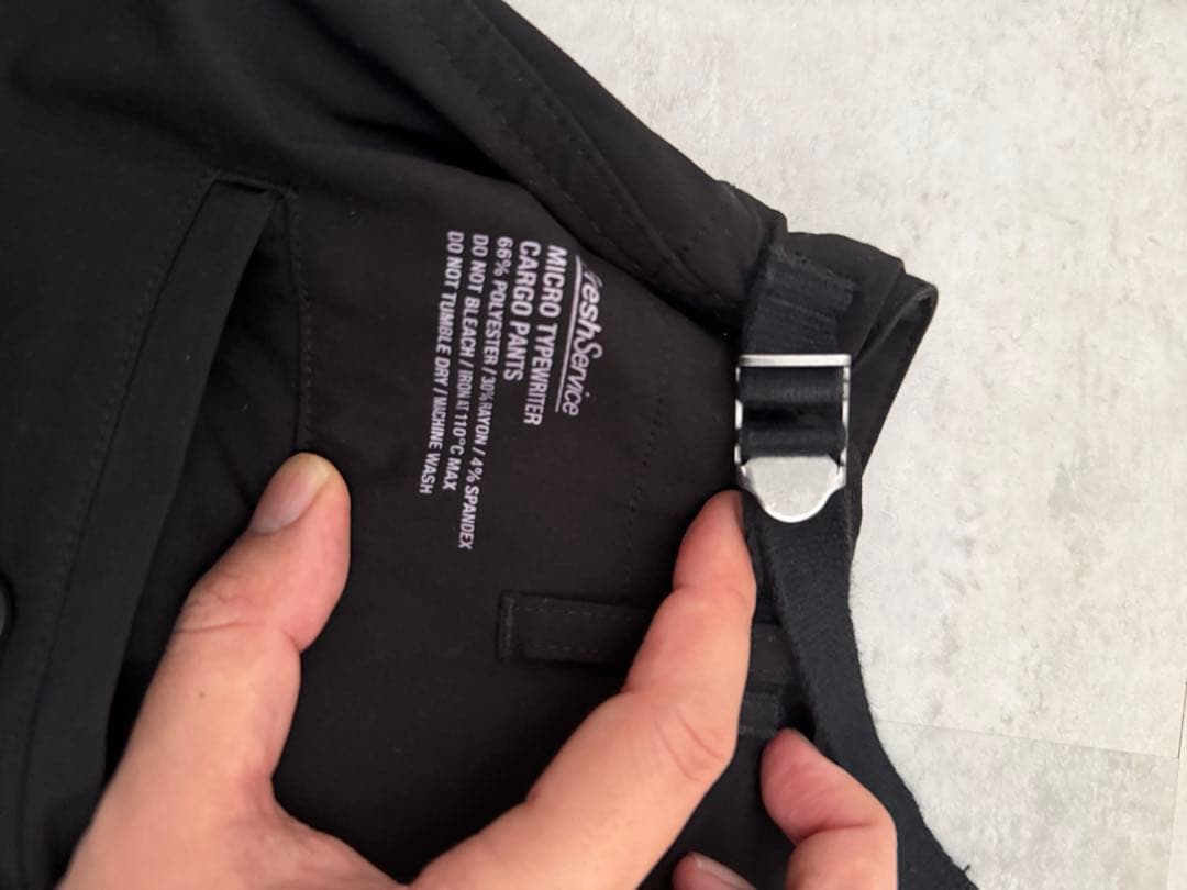 FreshService TYPEWRITER カーゴパンツ M ブラック