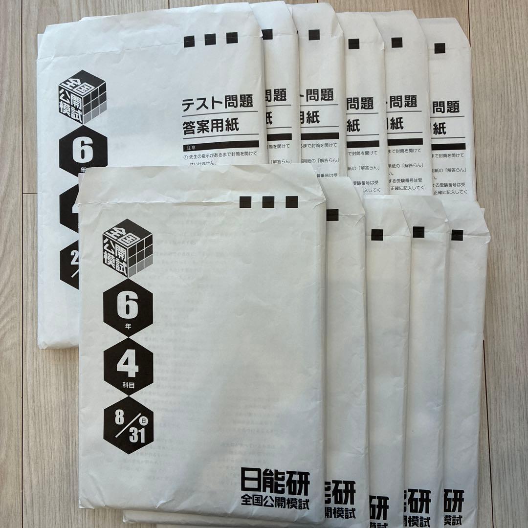 日能研　2025年度　6年　学習力育成テスト等