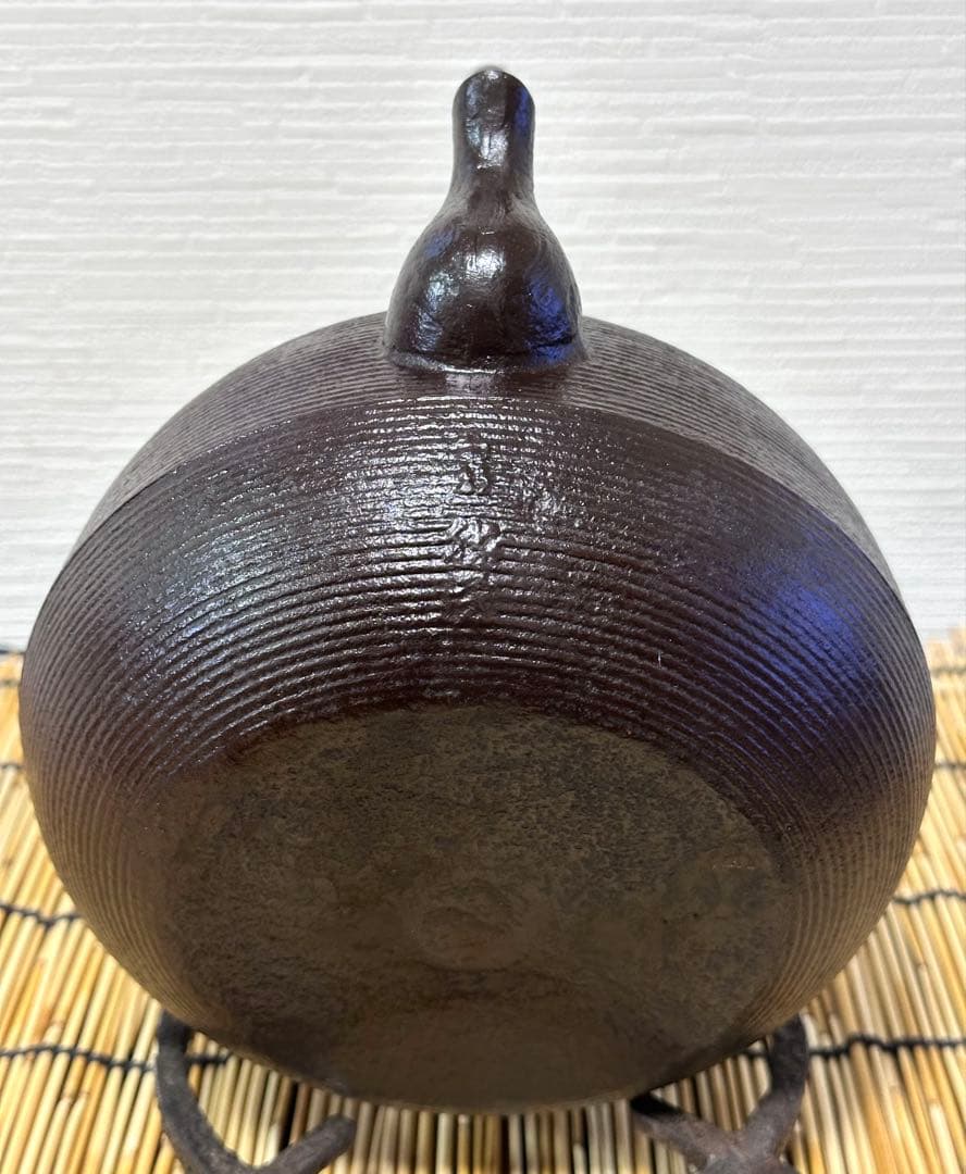 未使用品、タグ付　南部鉄器伝統工芸士　佐藤勝芳南部宝寿堂　とも様売約済み