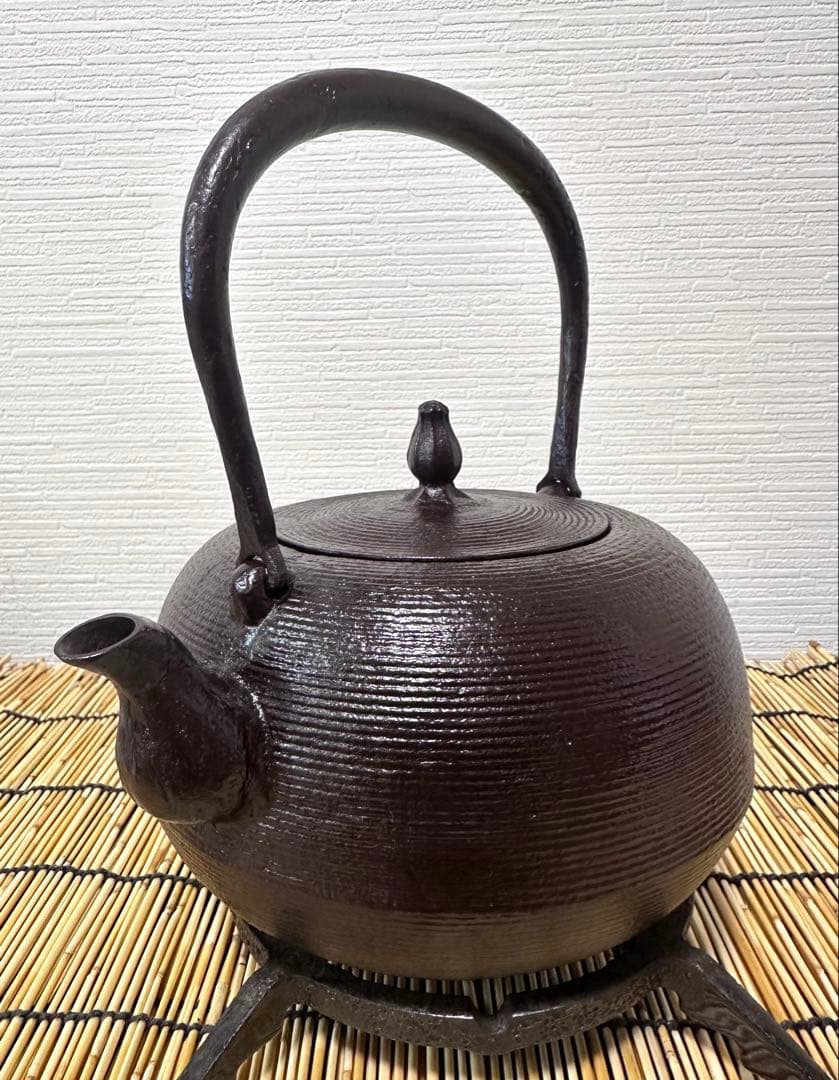 未使用品、タグ付　南部鉄器伝統工芸士　佐藤勝芳南部宝寿堂　とも様売約済み