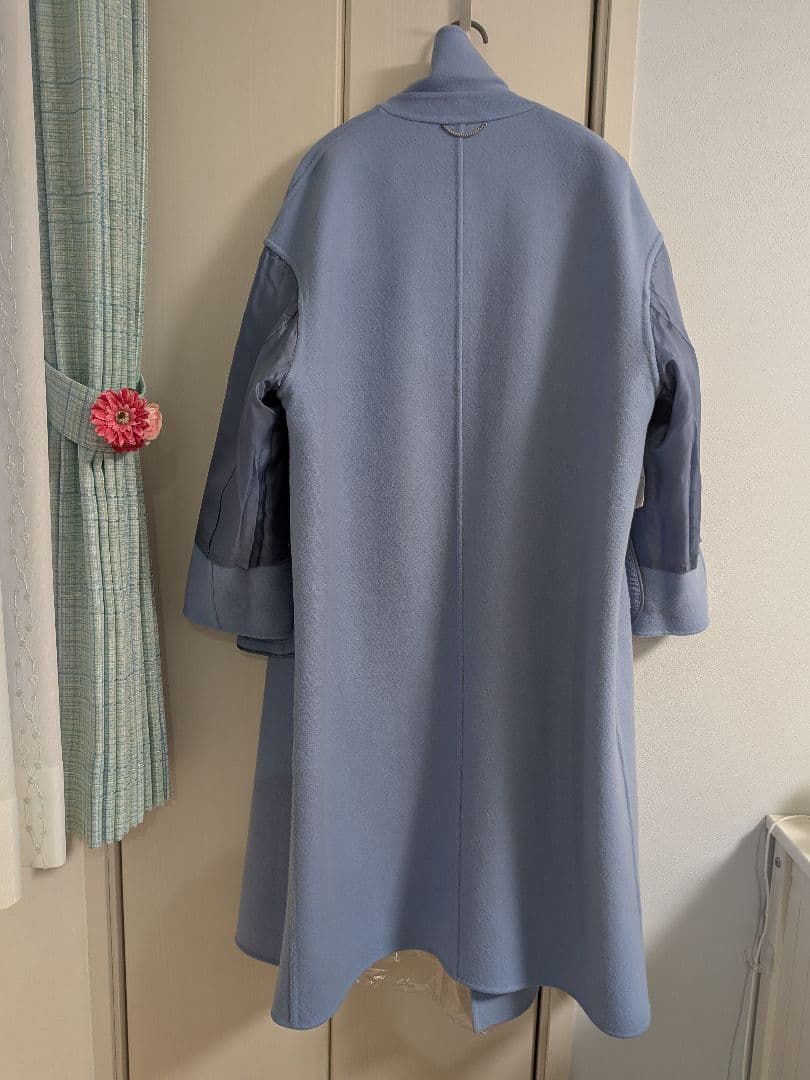 23区　MANTEC社　リバーロングコート　スカイブルー