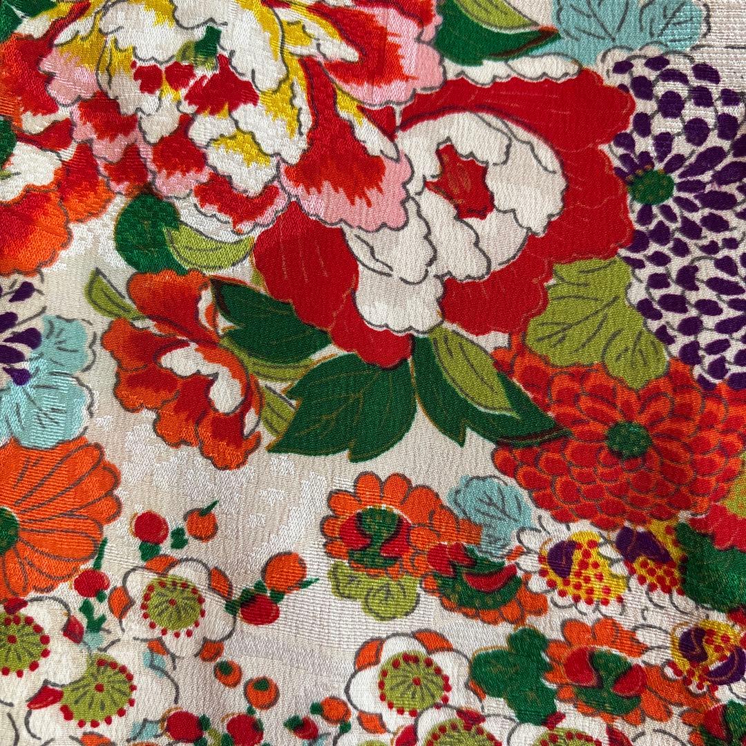 みさです。アンティーク　正絹七五三着物