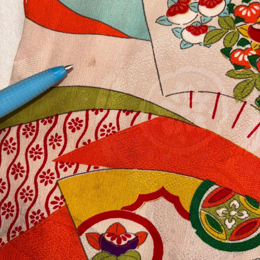 みさです。アンティーク　正絹七五三着物