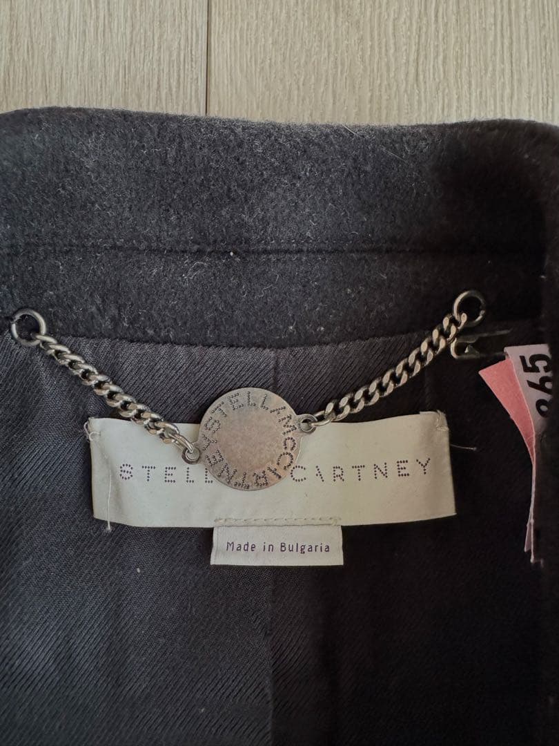 STELLA McCARTNEY ブラック チェスターコート