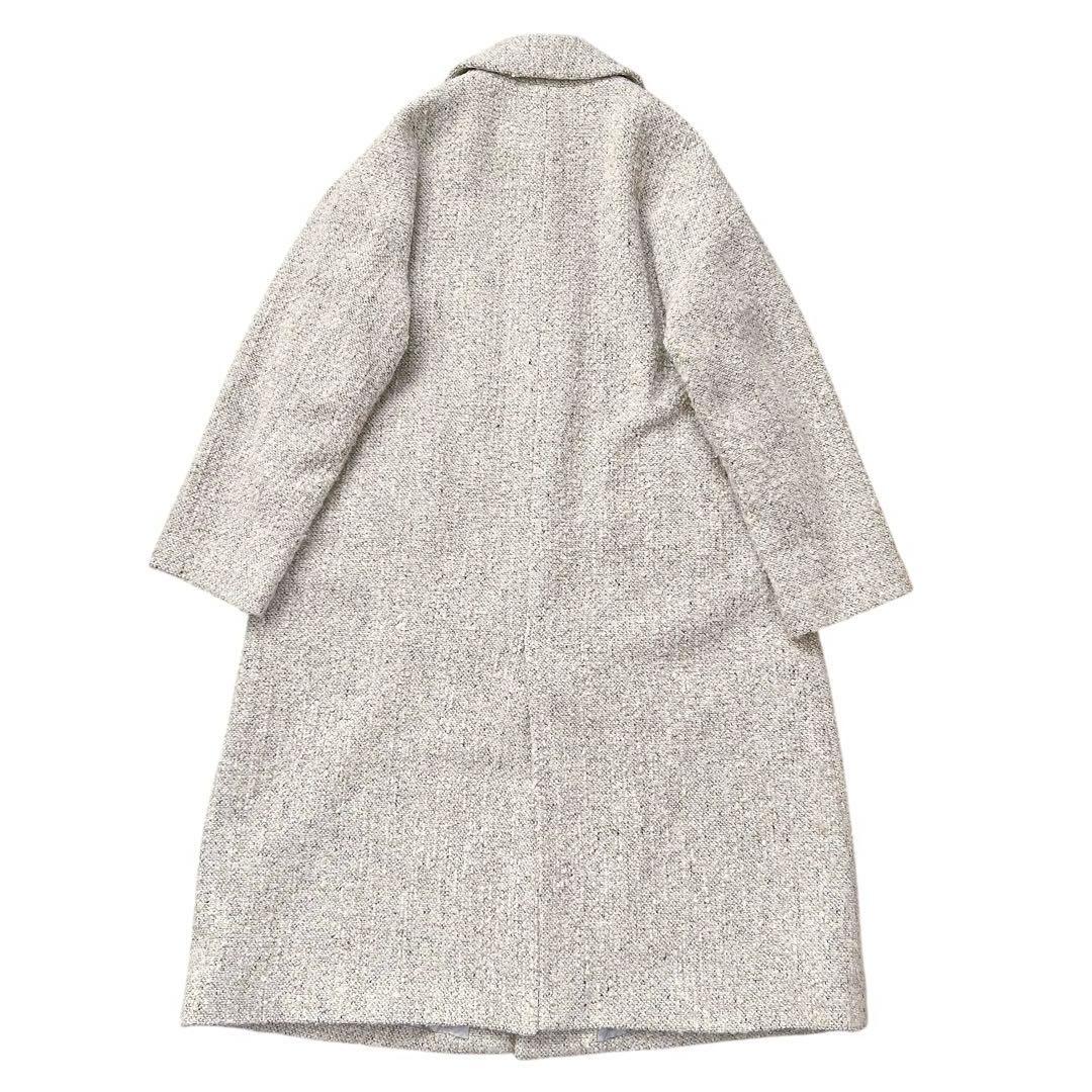 ジャーナルスタンダードレサージュ　ピュアウールブークレコート　ベージュグレー