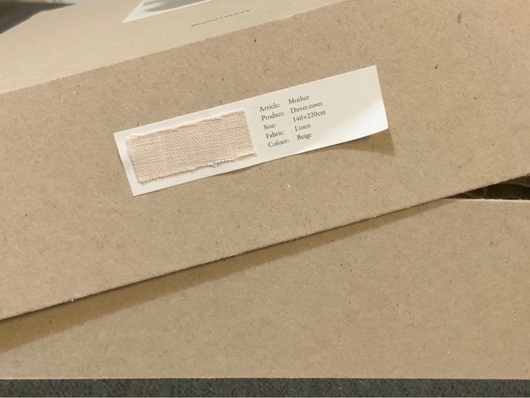 新品未使用magniberg duvet cover mother linen