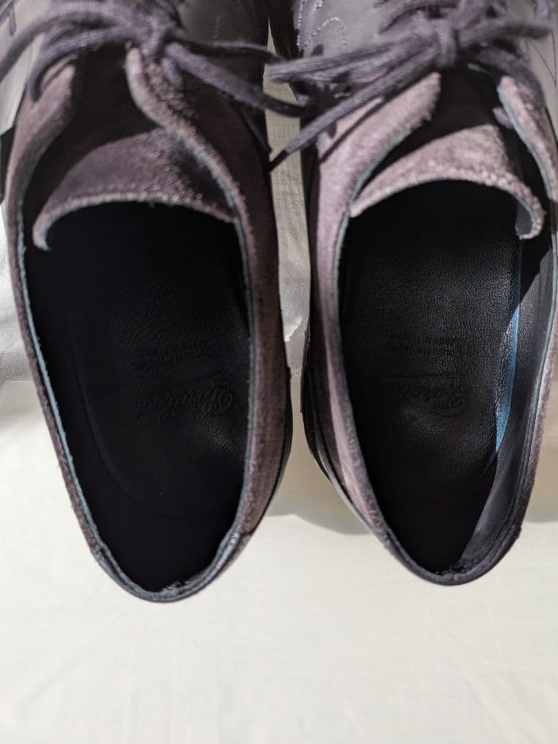 パラブーツ paraboot アヴィニョン avignon 黒 グレー コンビ