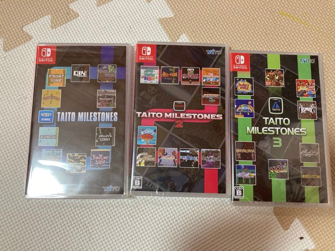 新品未開封　タイトーマイルストーン、アイレムコレクション　５本セット