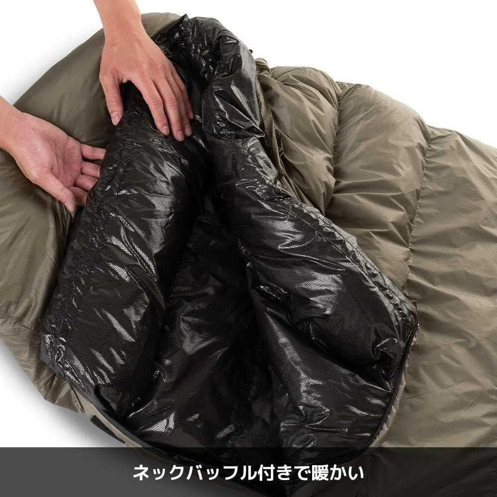 ワークマンアルミフュージョンダウン+(プラス)シュラフ 寝袋 FCS05+ 新品