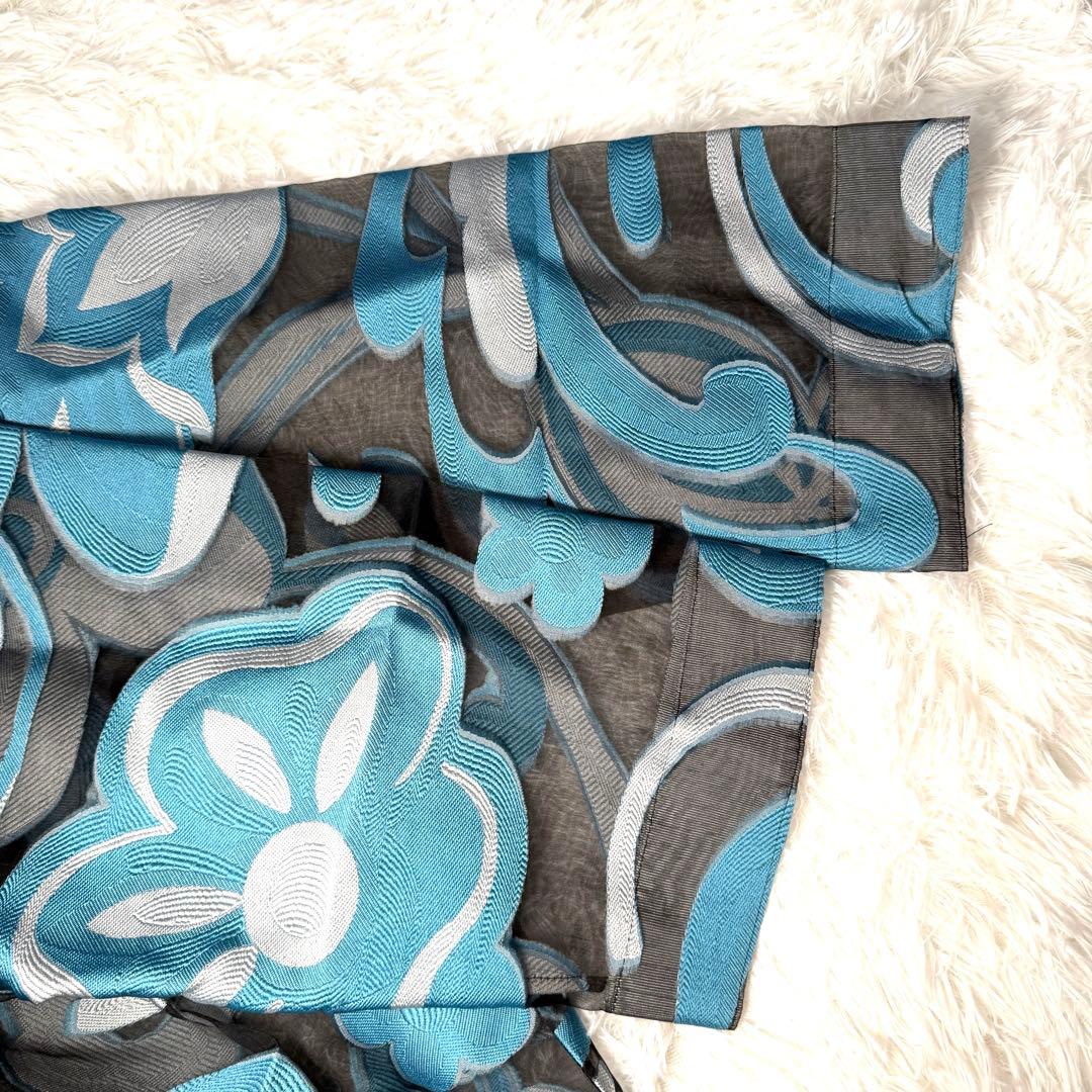 MARINA RINALDI シルク混 ジャカード織がステキ羽織りジャケット