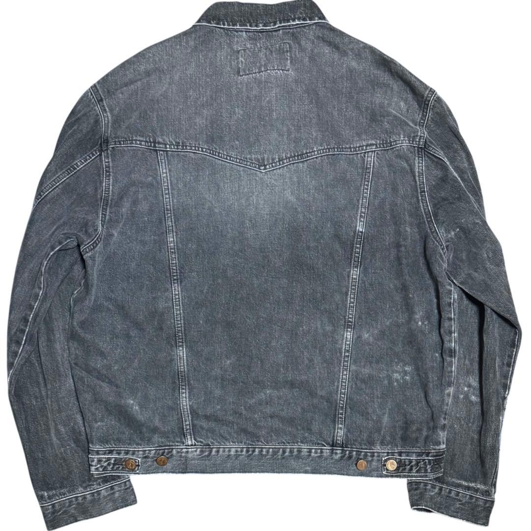 ビッグサイズXL Wrangler 90s 先染めブラック トラッカージャケット