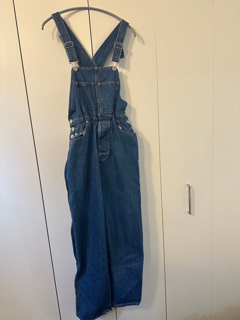 THE SHISHIKUI デニムジャンプスーツ インディゴ