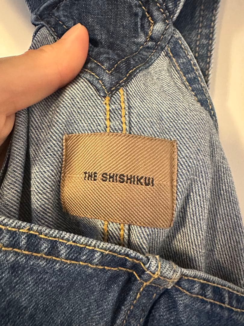 THE SHISHIKUI デニムジャンプスーツ インディゴ