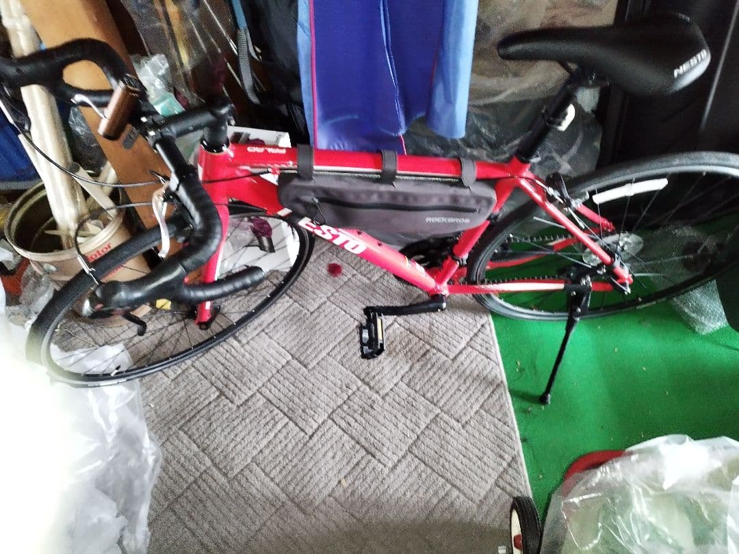 NESTO 赤 ロードバイク 465