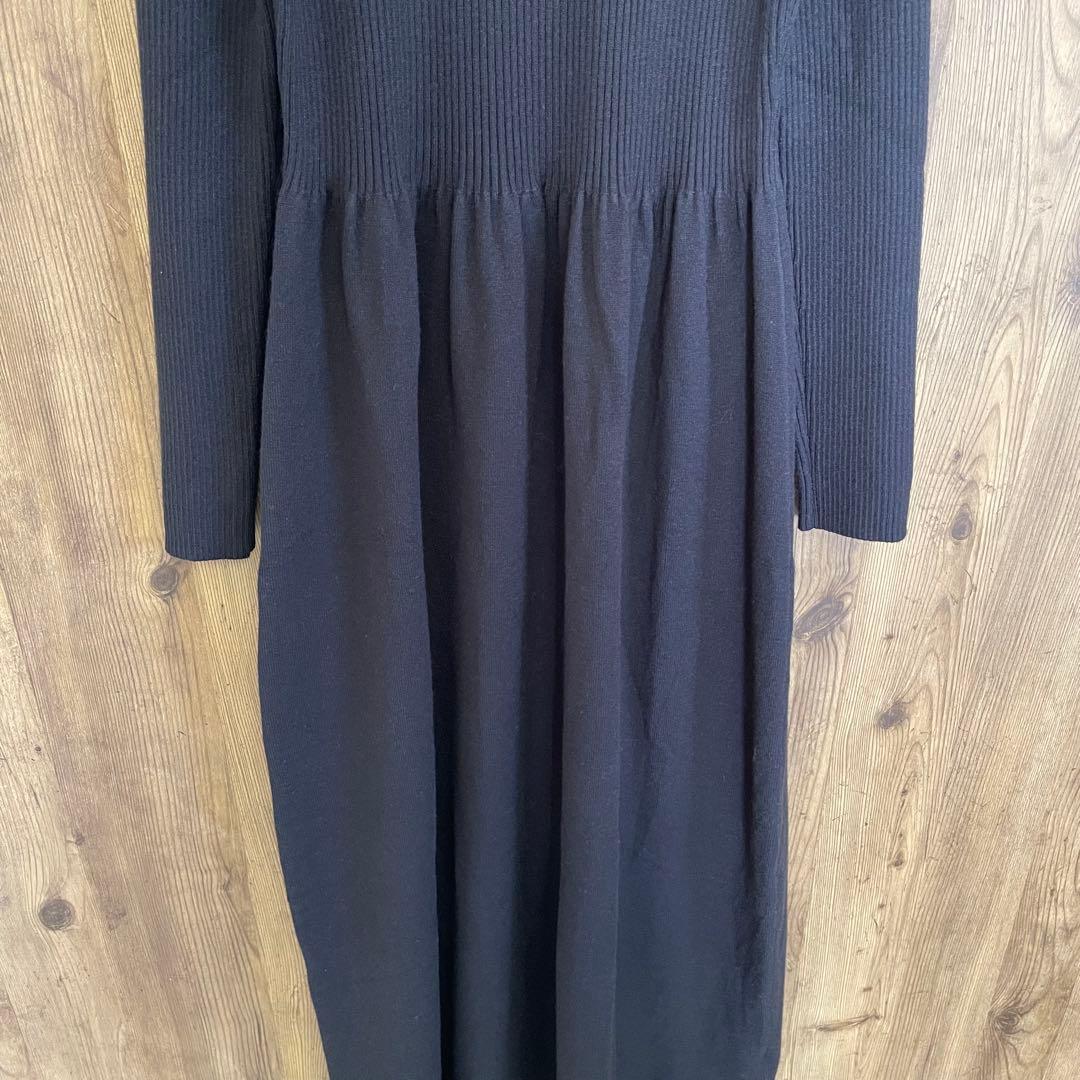 1/25まで限定価格❣️PLUS OTO.HA ハーフジップニットワンピース