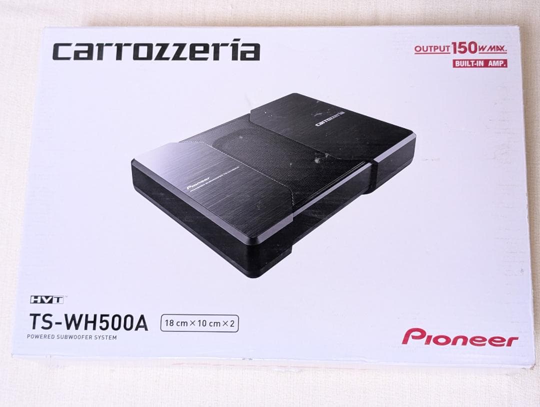 Pioneer carrozzeria サブウーファー TS-WH500A