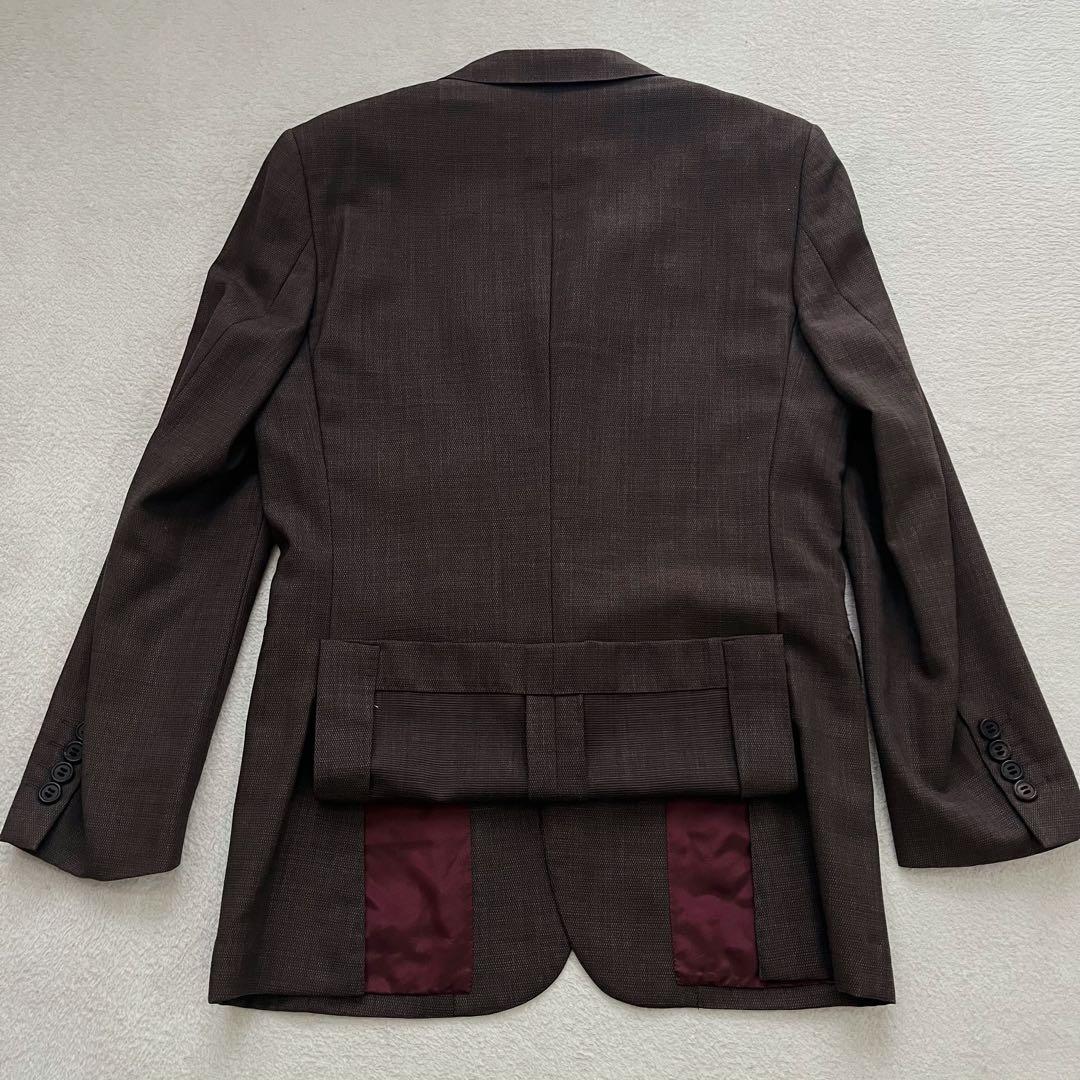 ポールスミス　ゼニア　セットアップ　スーツ 背抜き ブラウン