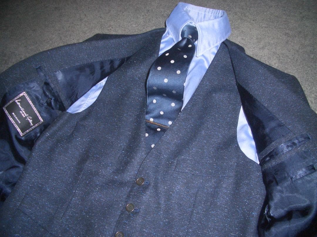 19万円 ビームス 最高級 3ピーススーツ セットアップ BEAMS 42 S