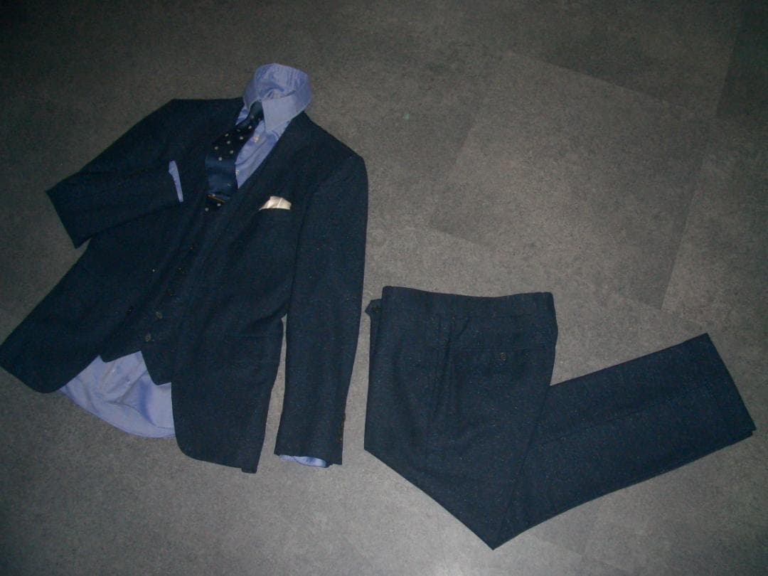 19万円 ビームス 最高級 3ピーススーツ セットアップ BEAMS 42 S