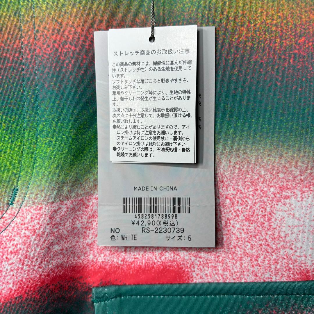 新品 ラッセルノ ゴルフ スキニー カーゴパンツ パターン マルチカラー L 5