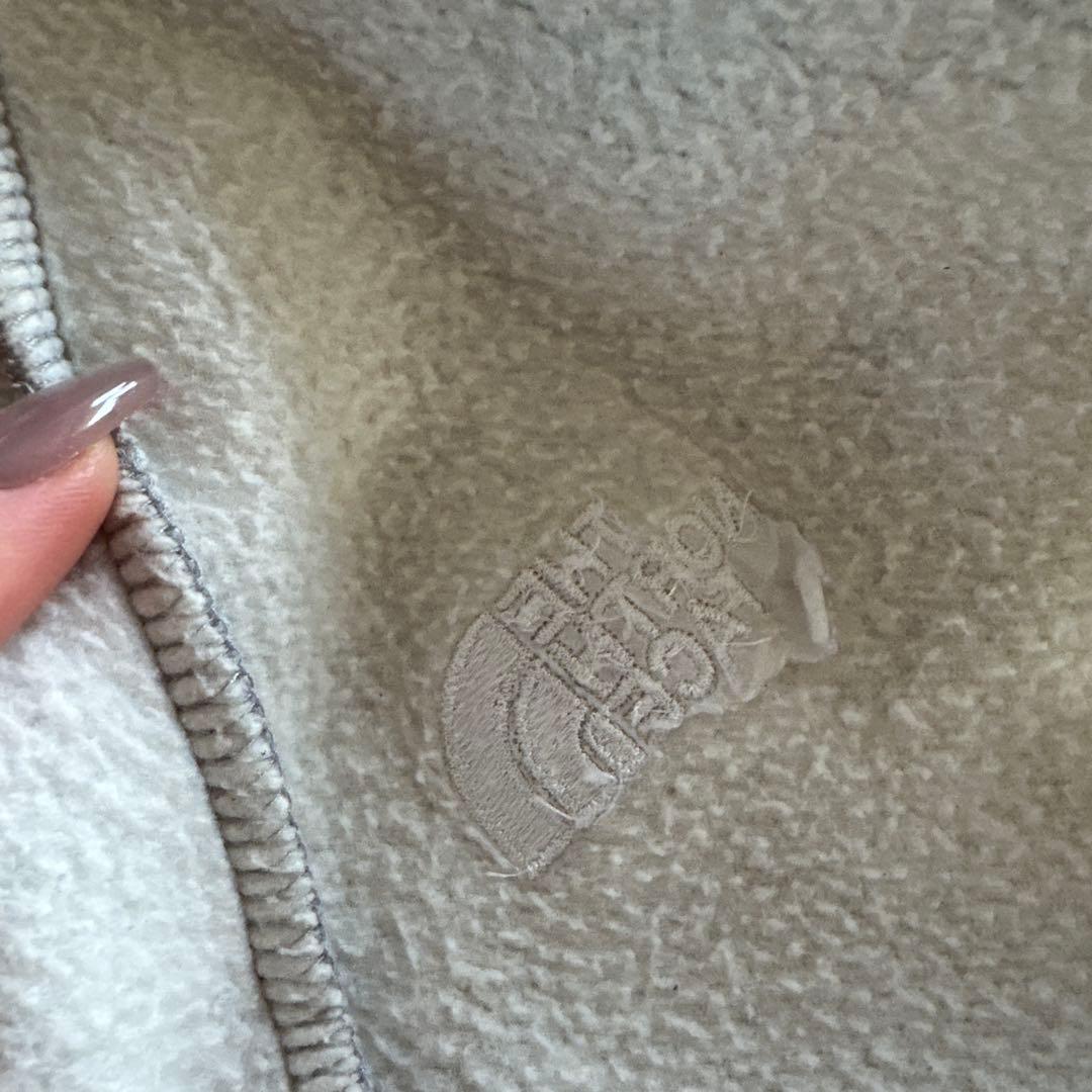 ノースフェイスジップパーカーグレーXL