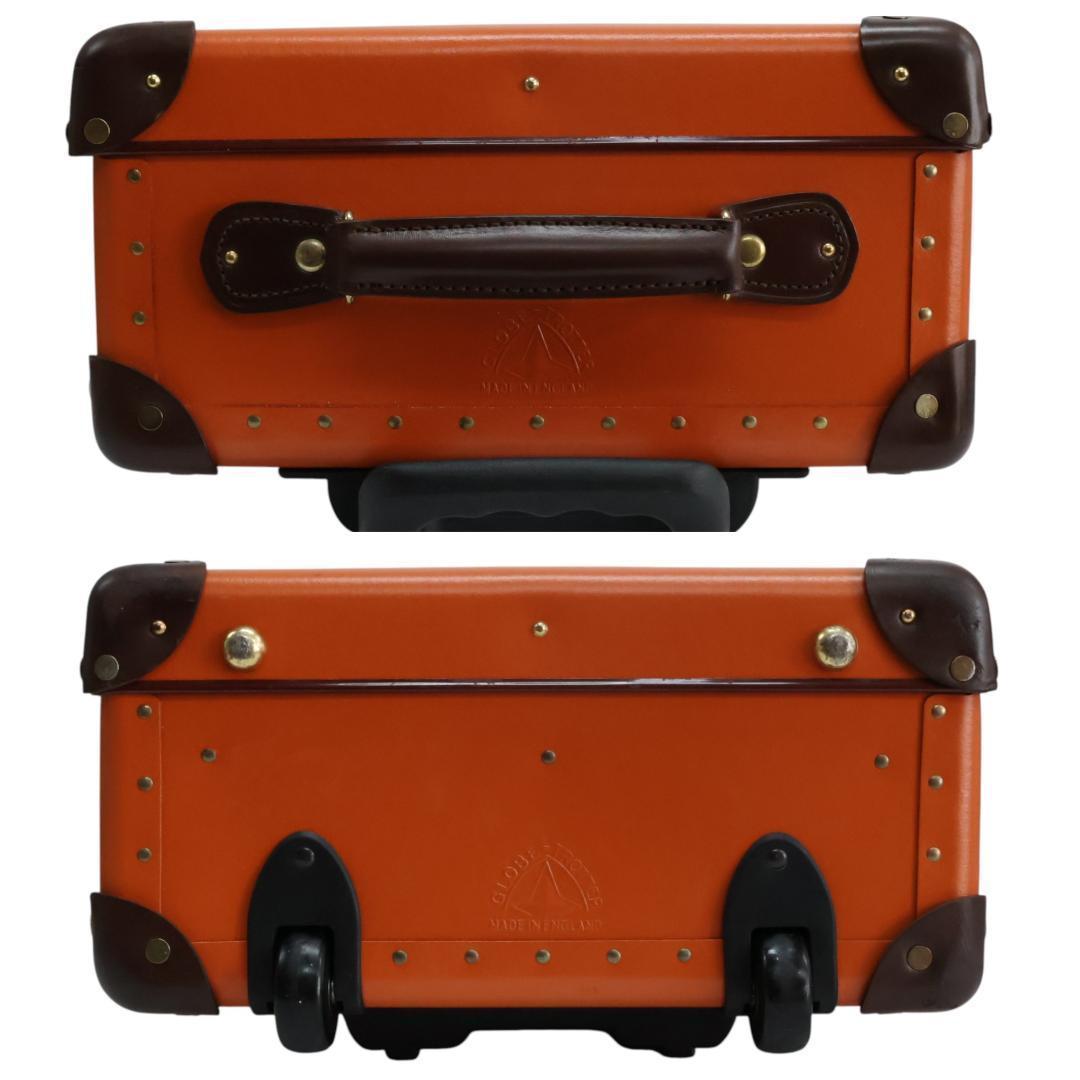 美品 グローブトロッター センテナリー キャリー 2輪 スーツケース オレンジ