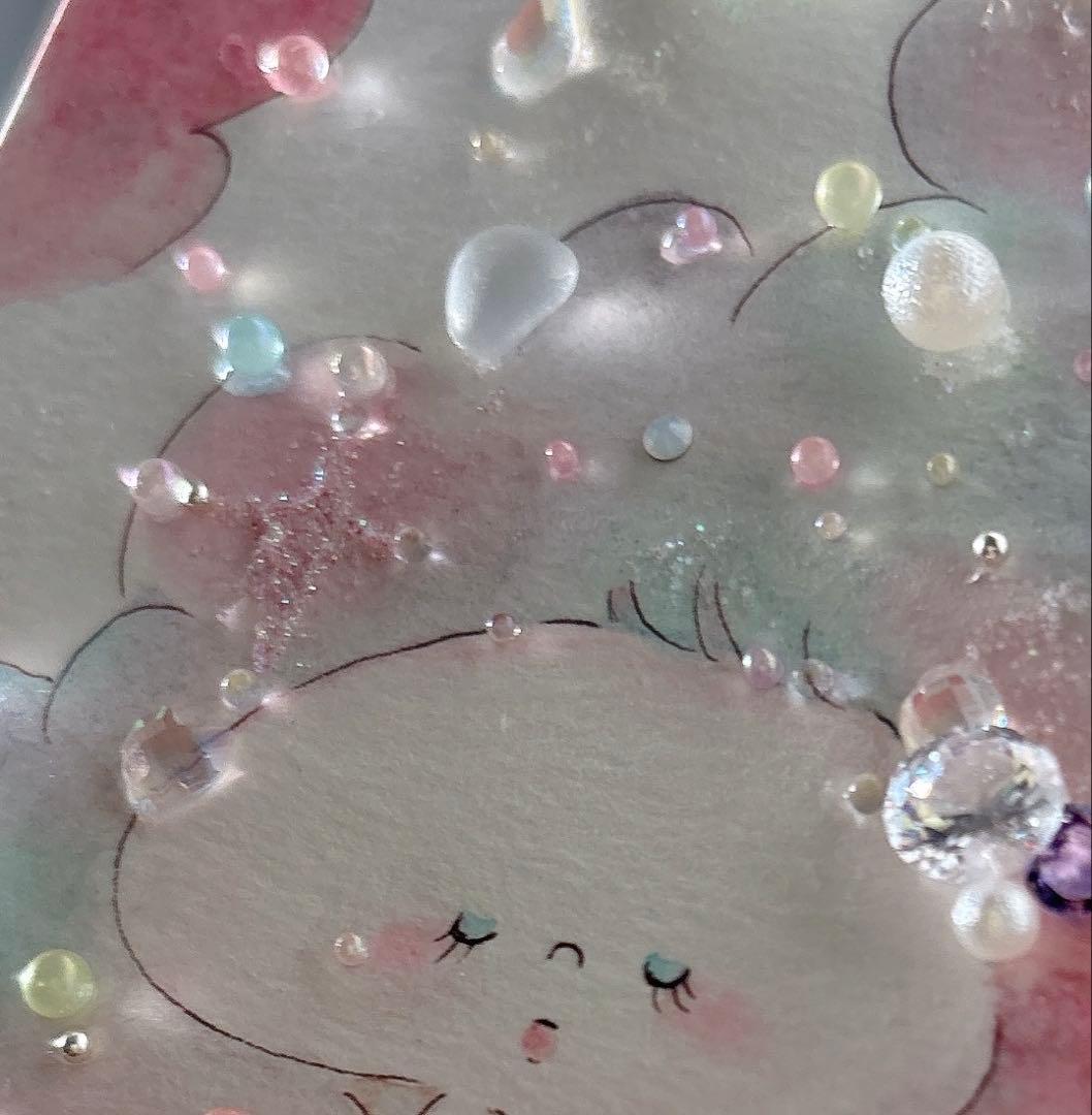 グラスアート　イラスト　水彩画　原画