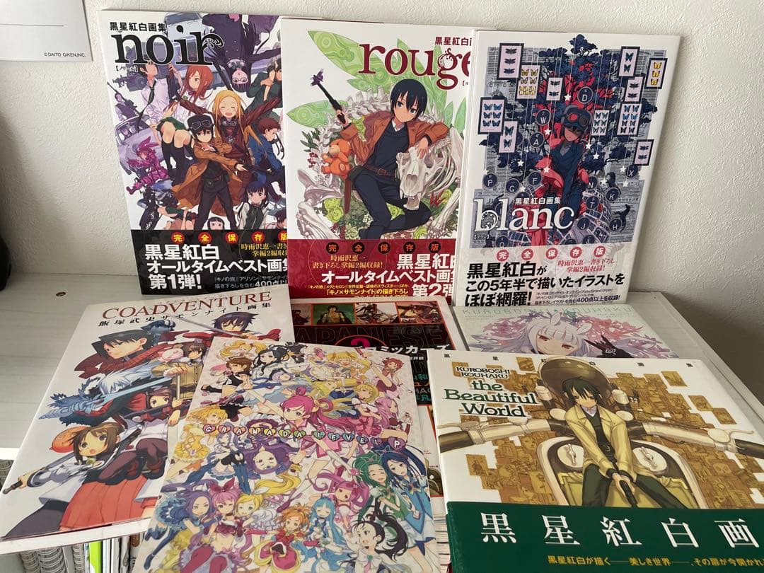 黒星紅白イラスト集8冊セットまとめ売り