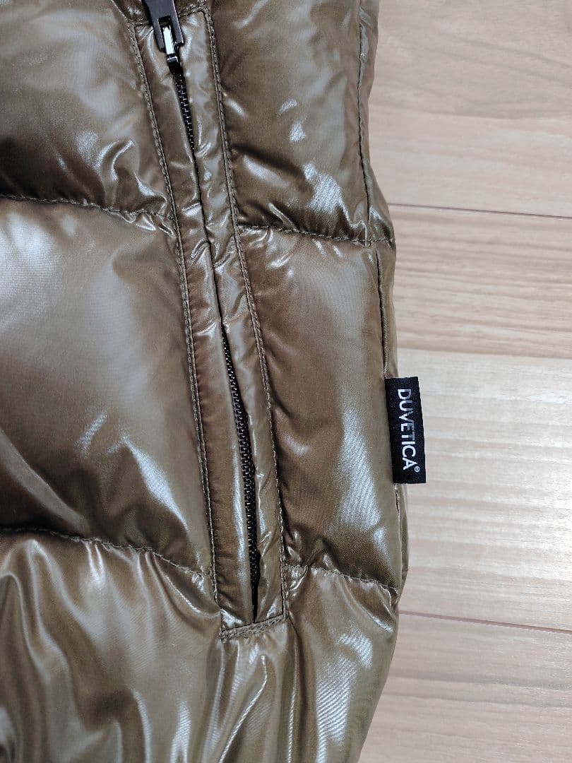 黒タグ DUVETICA 40 デュベティカ  ベスト ダウンベスト ファー