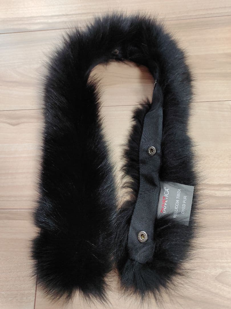 黒タグ DUVETICA 40 デュベティカ  ベスト ダウンベスト ファー