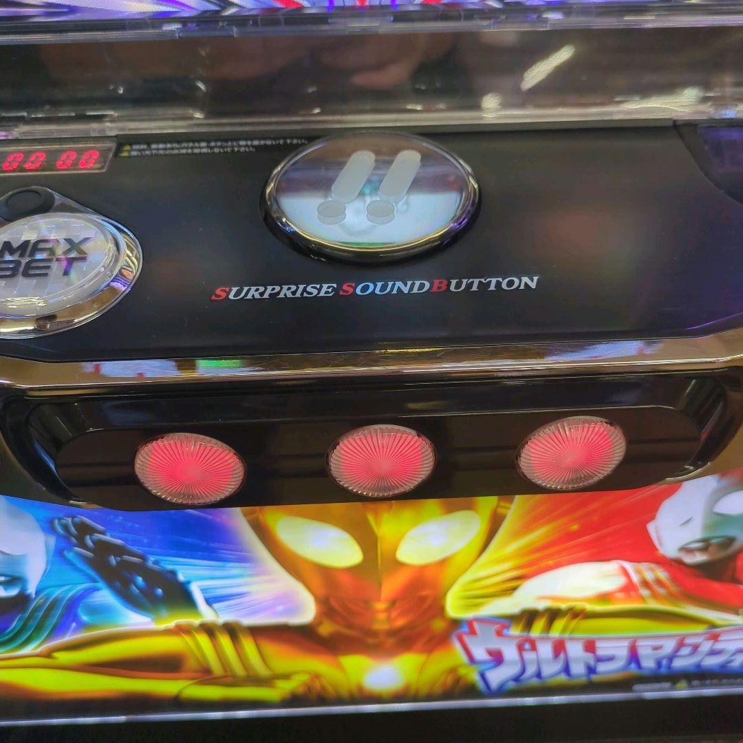 パチスロ実機　スマスロ　ウルトラマンティガ　簡易ユニット付　送料無料
