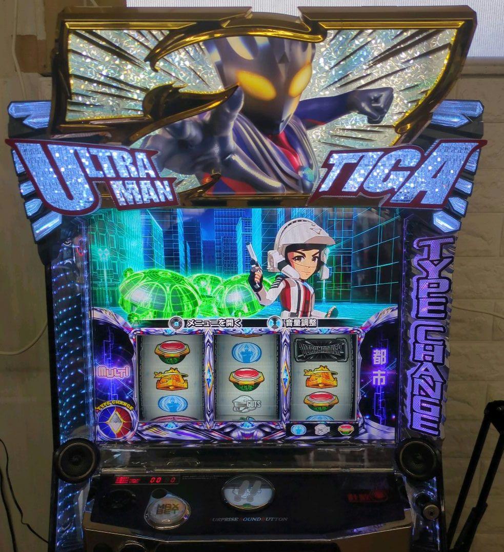 パチスロ実機　スマスロ　ウルトラマンティガ　簡易ユニット付　送料無料