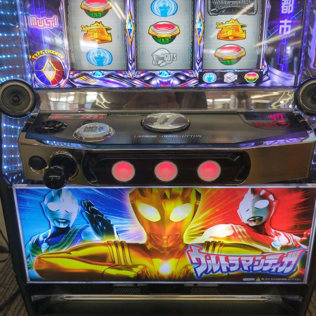 パチスロ実機　スマスロ　ウルトラマンティガ　簡易ユニット付　送料無料