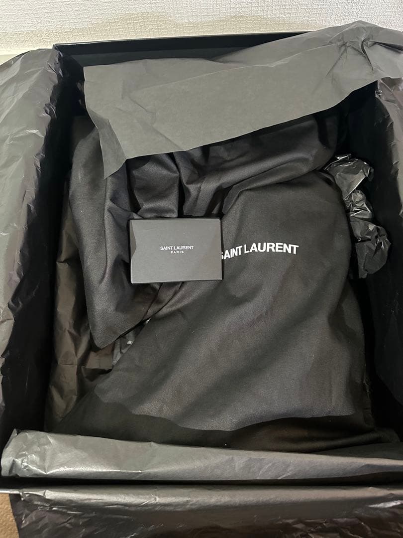 専用SAINT LAURENT PARIS 23SS ホースビットパテントブーツ