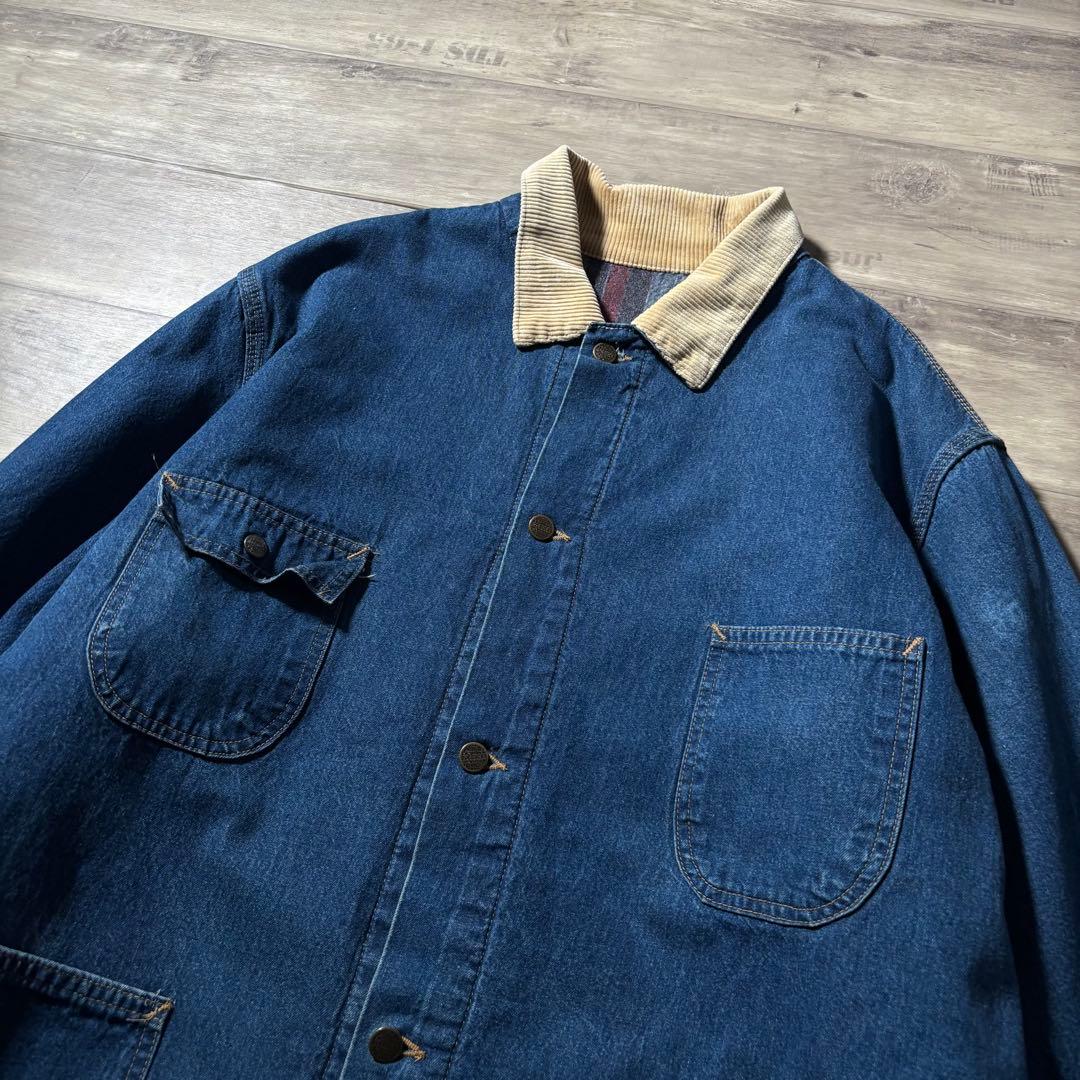 80s90sシアーズSears ROEBUCKSデニムカバーオールビンテージ古着