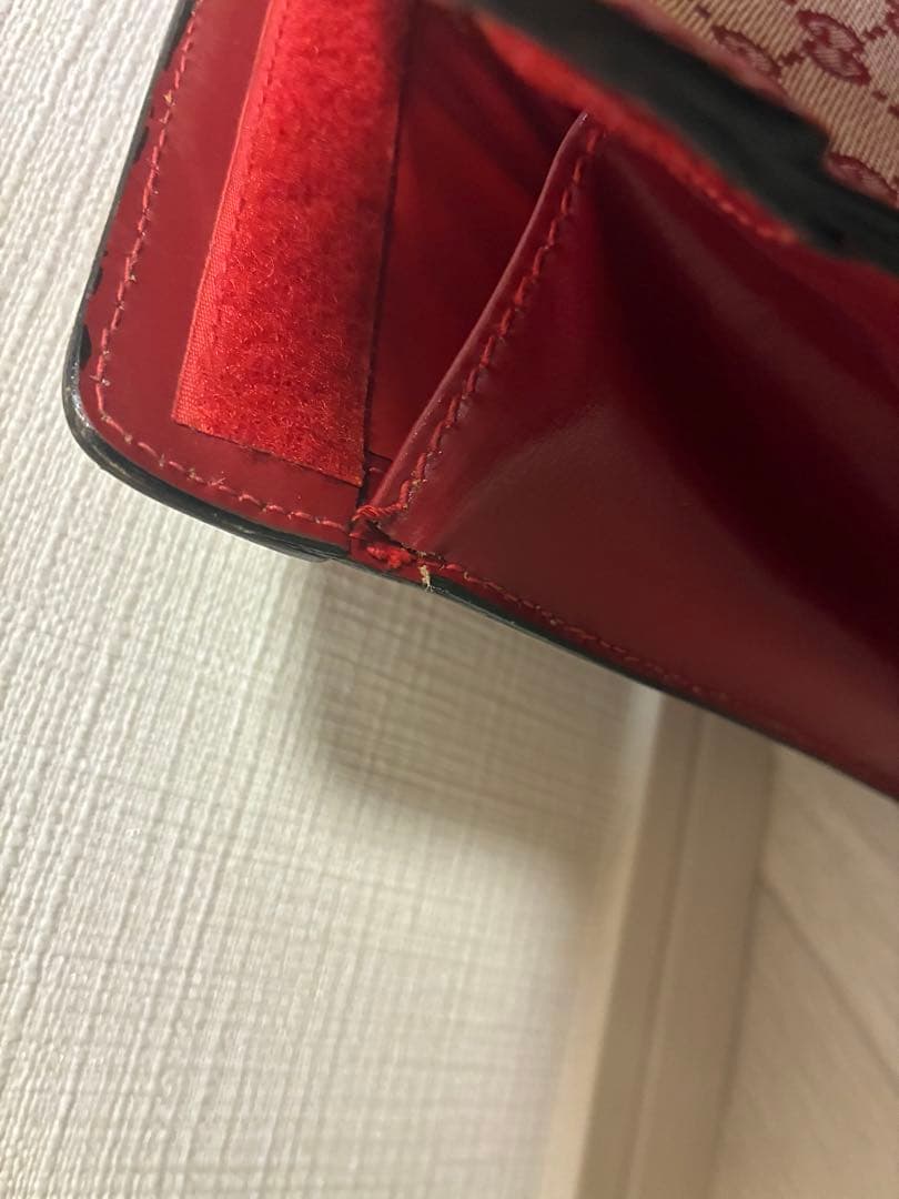 Gucciグッチ/ヴィンテージ/ユニセックス/クラッチバッグ/希少なレッド