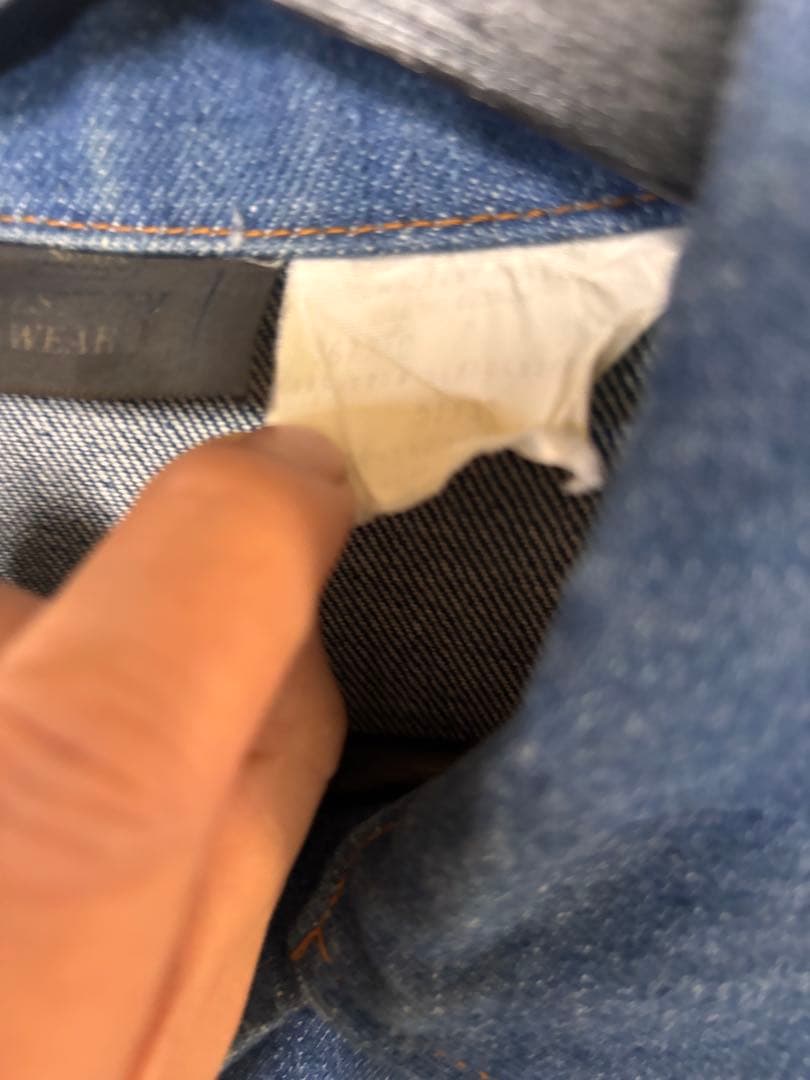 シアーズROEBUCKS デニムジャケット超濃紺60〜70s激デカサイズ