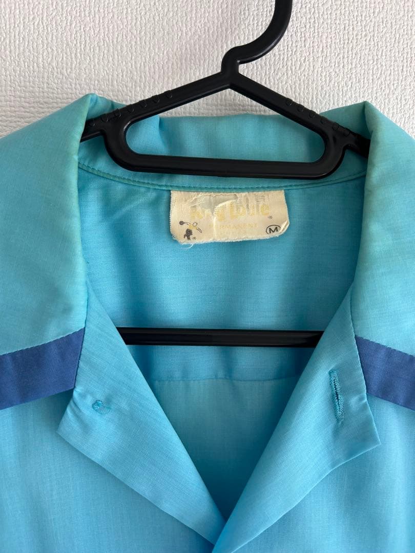 70's USA製 King Louie ボーリングシャツ Mサイズアメリカ古着