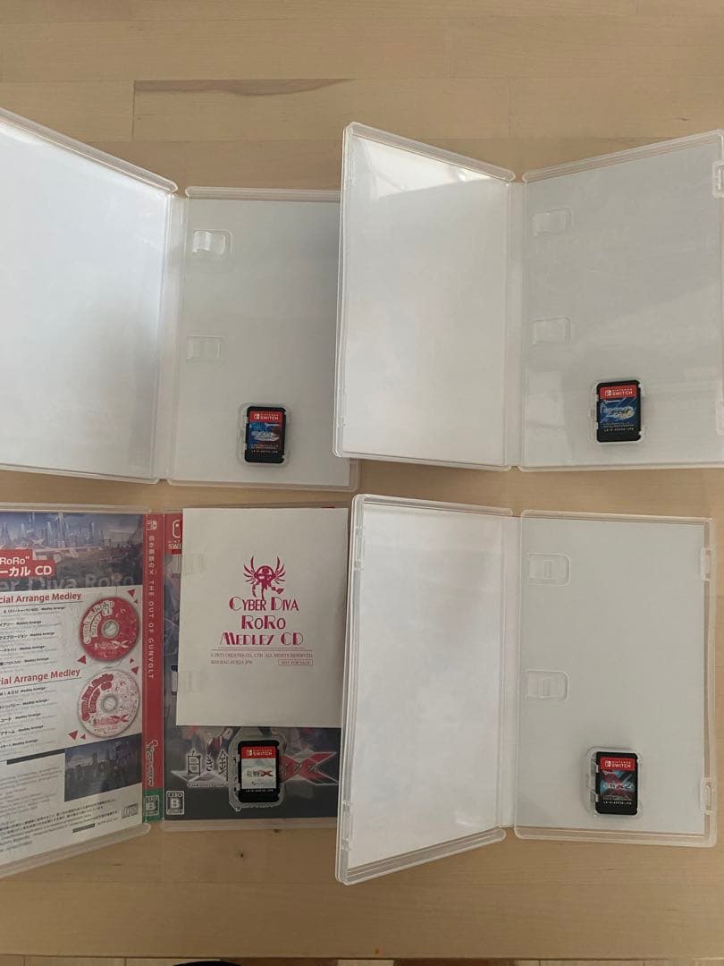 ガンヴォルト 白き鋼鉄のX2 ソフト 4本セット